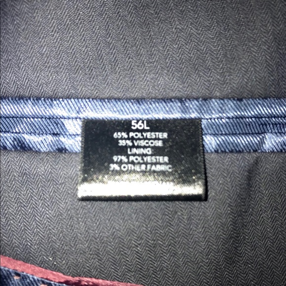 Sport Coat/ Blazer Navy Big & Tall - Picture 5 of 6